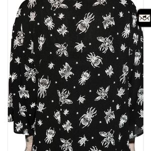 Blackcraft Cult Kimono "Beetle" print